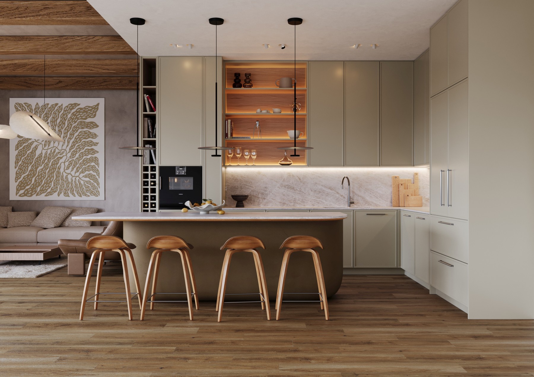 Vinyl Podlaha SPC VinCore Wood 5/0,3mm ABRUZZO 18x122cm (2,2m2)